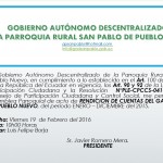 INVITACIÓN A RENDICIÓN DE CUENTAS DEL GADPR. SAN PABLO DE PUEBLO NUEVO PERIODO ENERO – DICIEMBRE DEL 2015